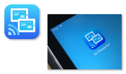 iPad用アプリ『Air Presenter』・アイコンデザイン